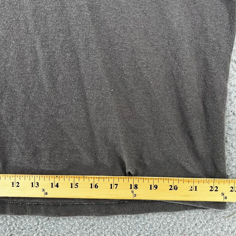 VTG Y2k Delta Magnum Weight Trucker Shirt Men XL Black What Happens On The Road